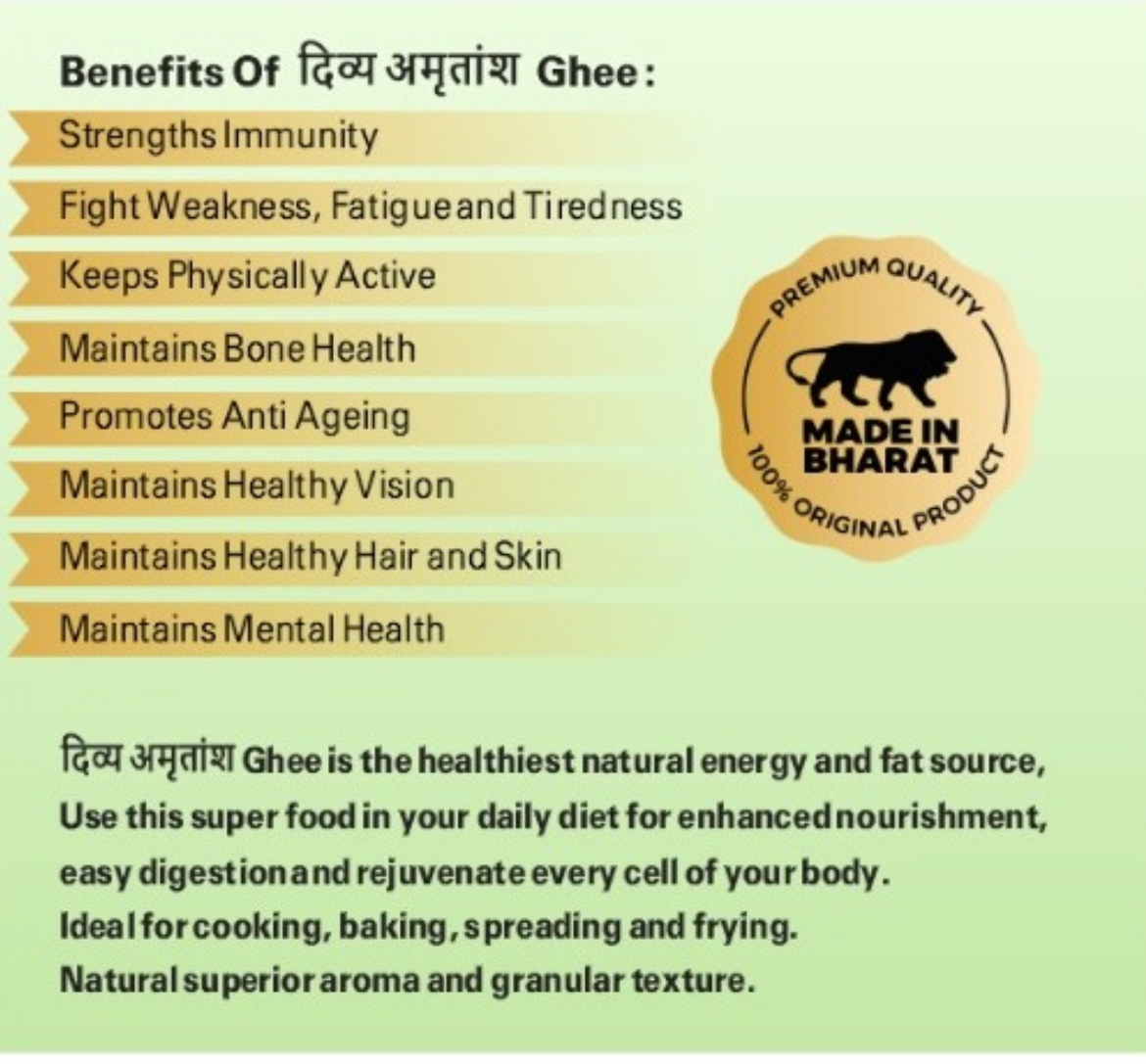 Divya amritansh desi cow ghee